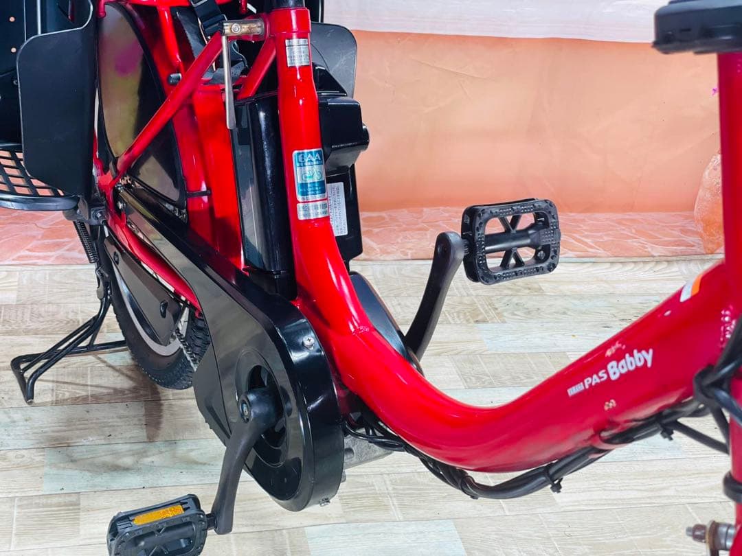 大人気PASバビー ⭐️ヤマハ最上級モデル！子供乗せ電動アシスト自転車Y2706