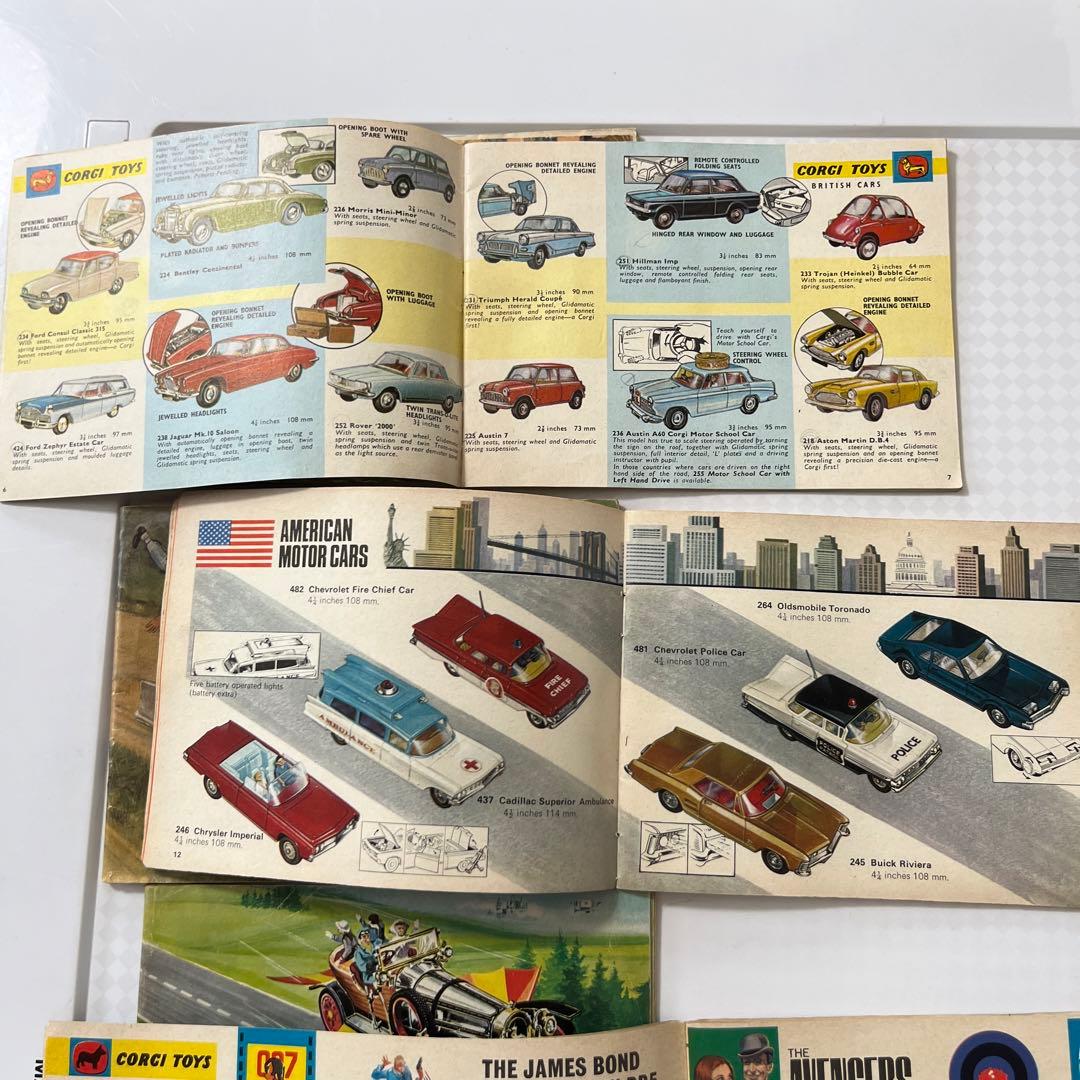 コーギーミニカー　カタログ　1963〜69年　ビンテージ