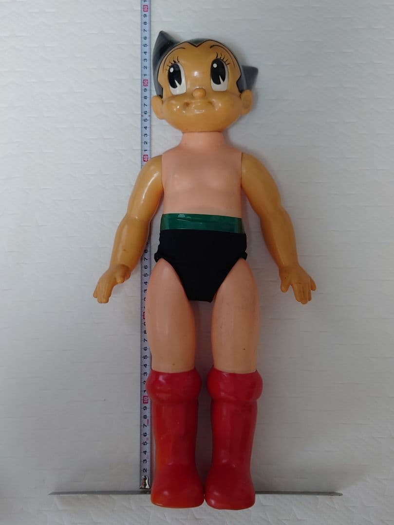 鉄腕アトム　ソフビ人形　61年前購入レア物　昭和アニメレトロ