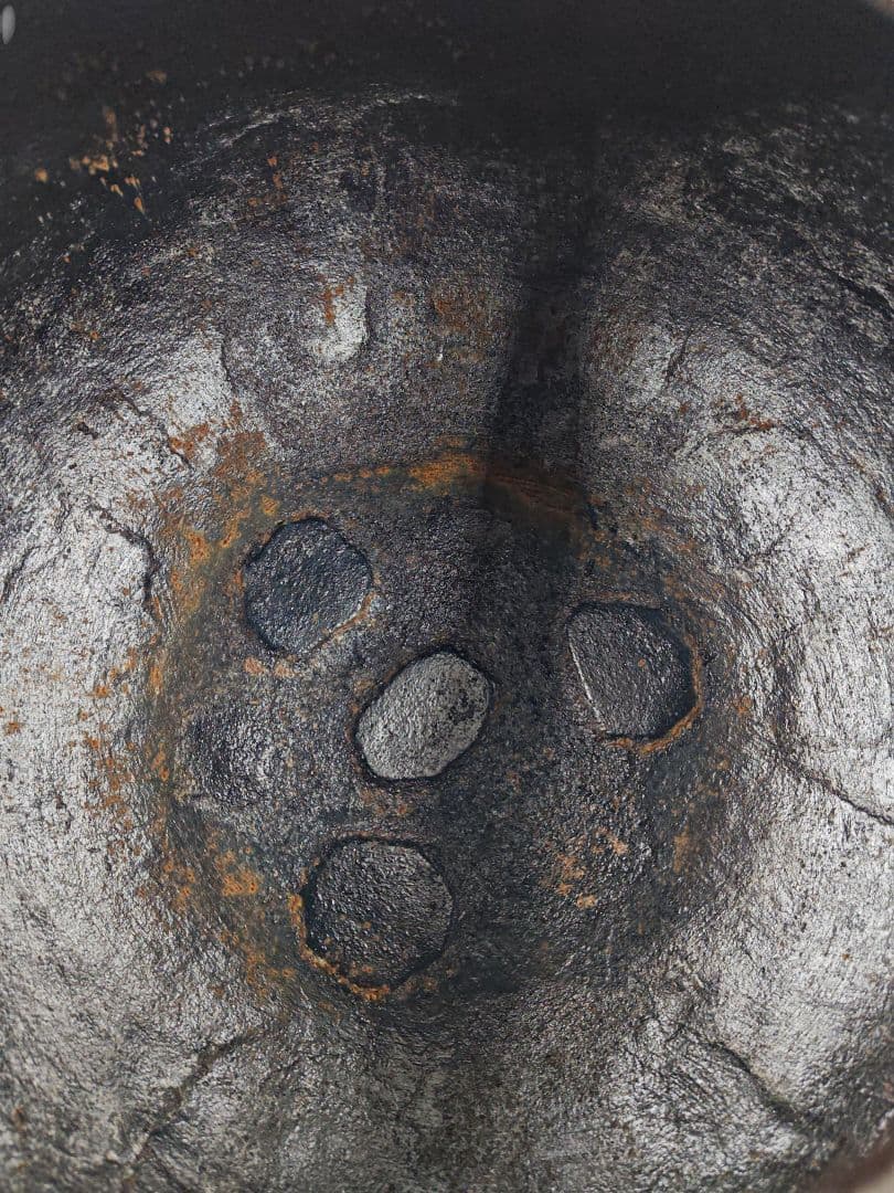 表千家 【兼中斎 書付】【二代北野宗三郎作】『南鐐摘(梅花)糸目 平丸釜』桐共箱