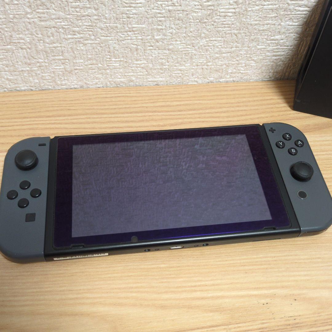 Nintendo Switch 本体 グレー 初期型 ジャンク品扱い　TV接続可
