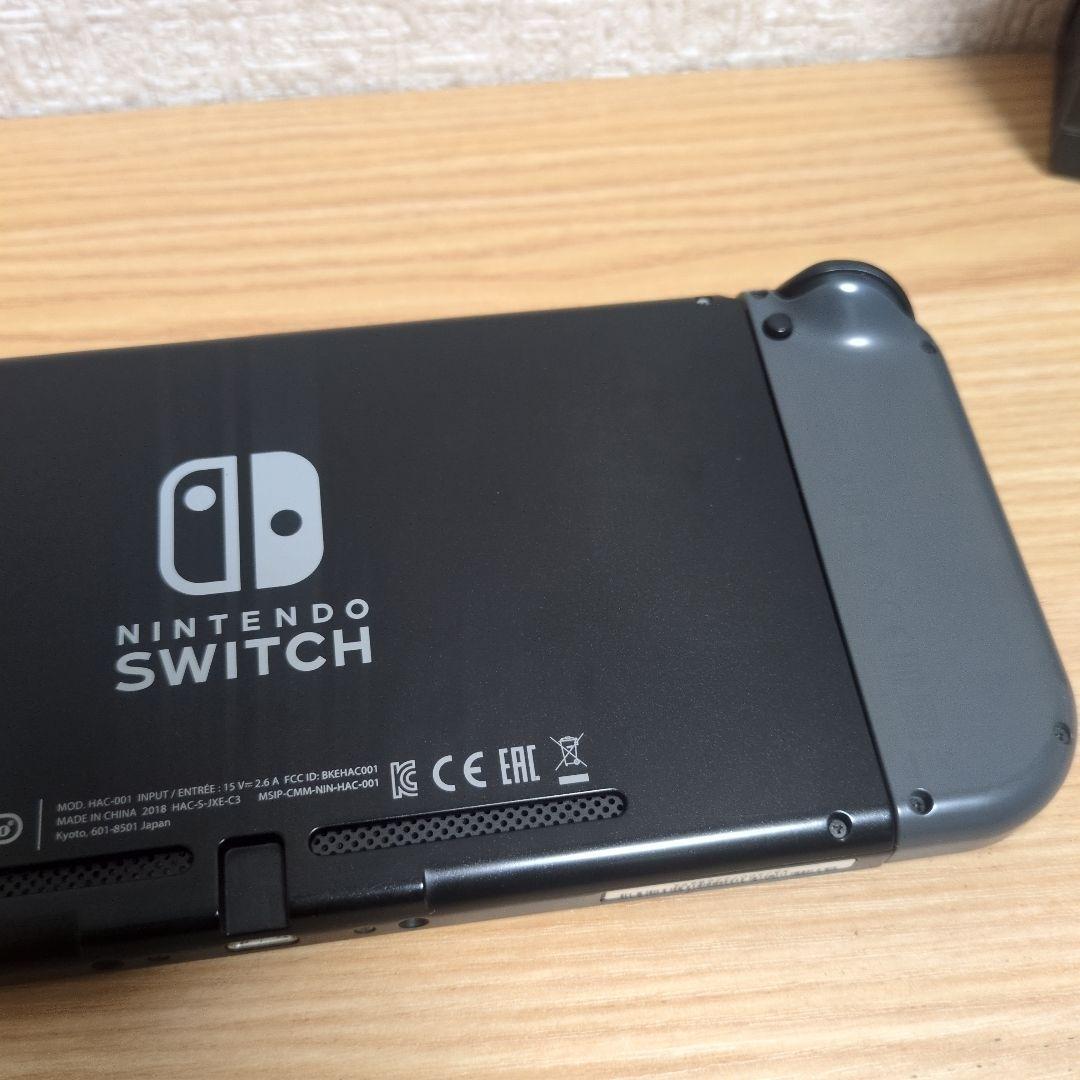 Nintendo Switch 本体 グレー 初期型 ジャンク品扱い　TV接続可