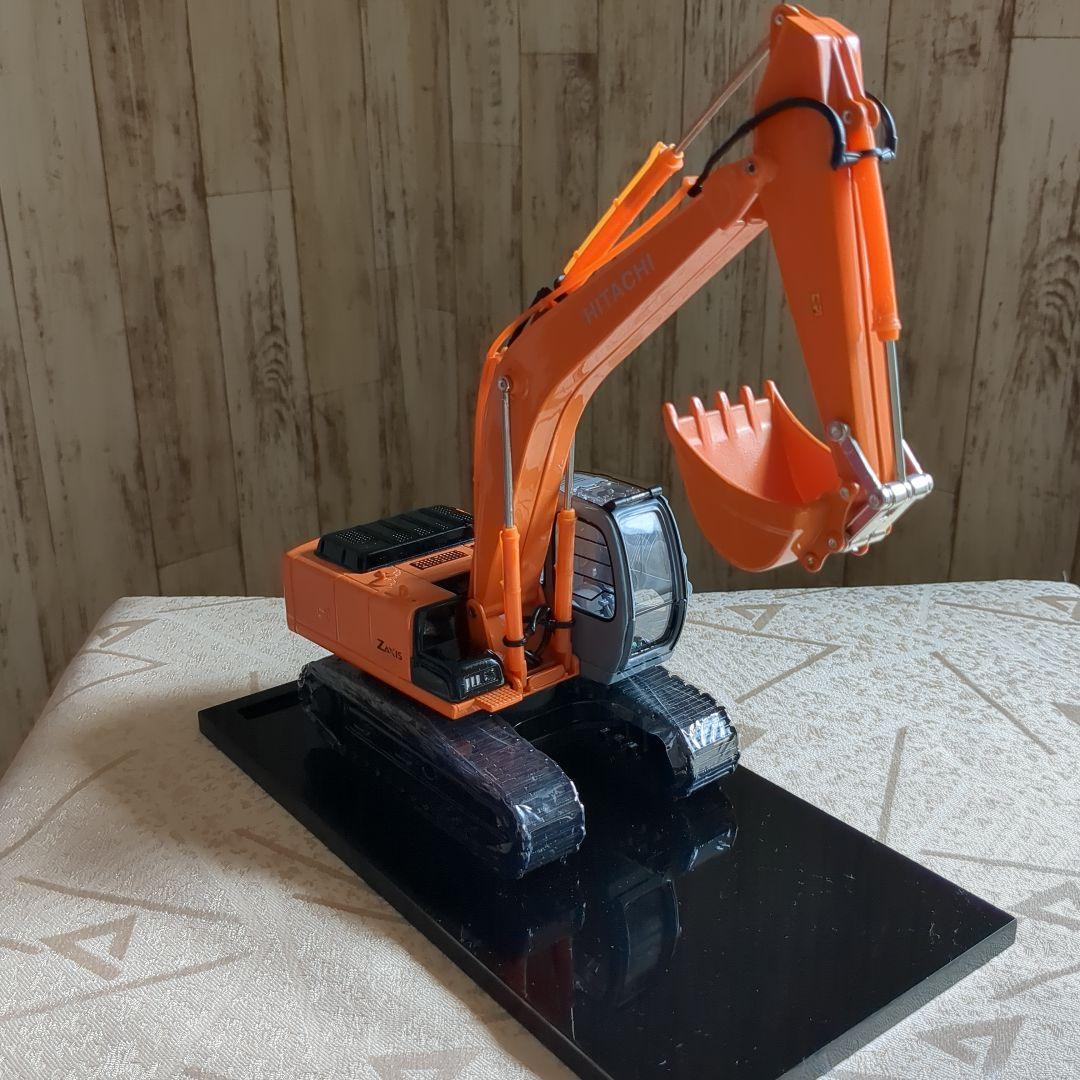 ZAXIS ミニチュアショベルカー　台座付き　　保管品