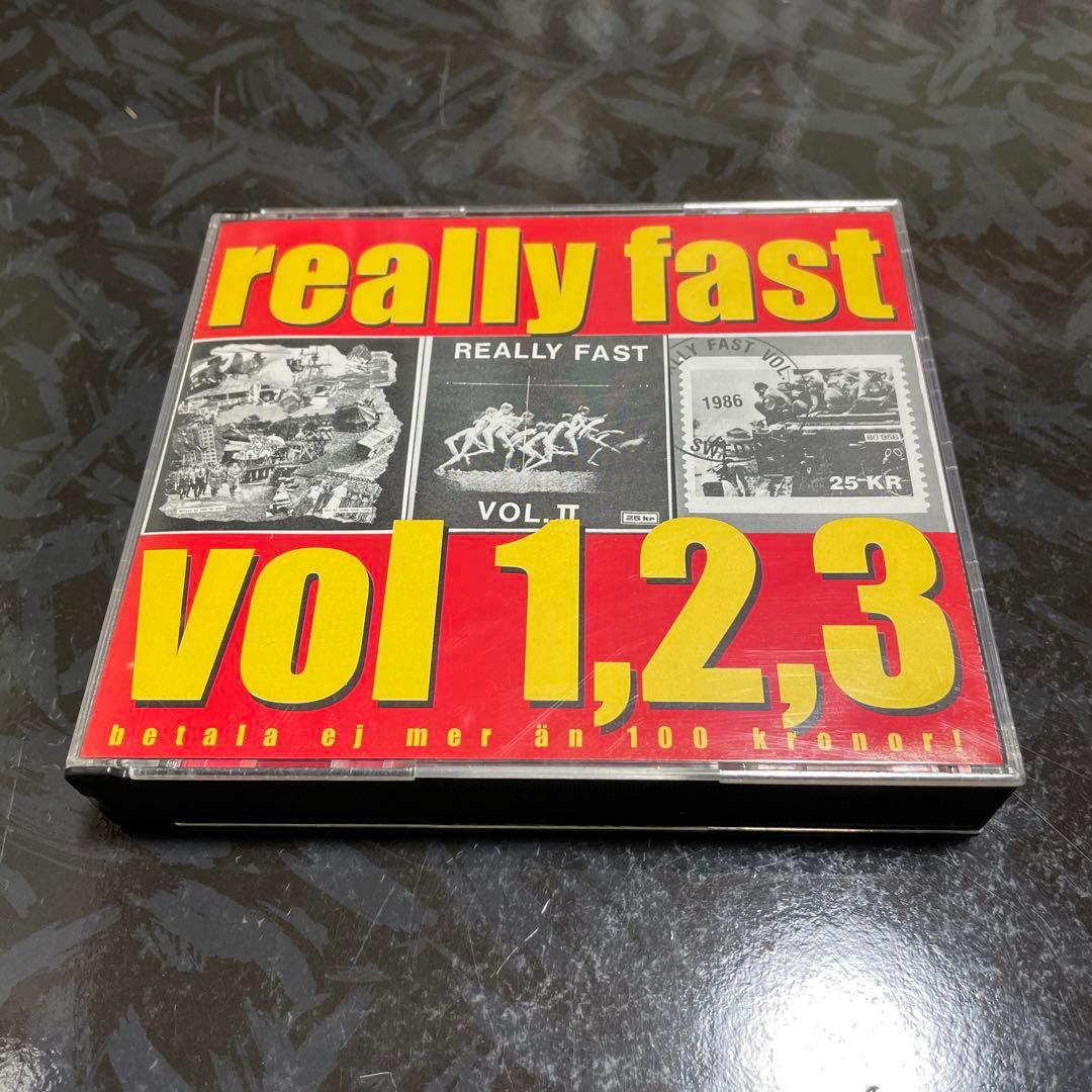 スウェディッシュ・ハードコア名作コンピ　really fast vol1,2,3