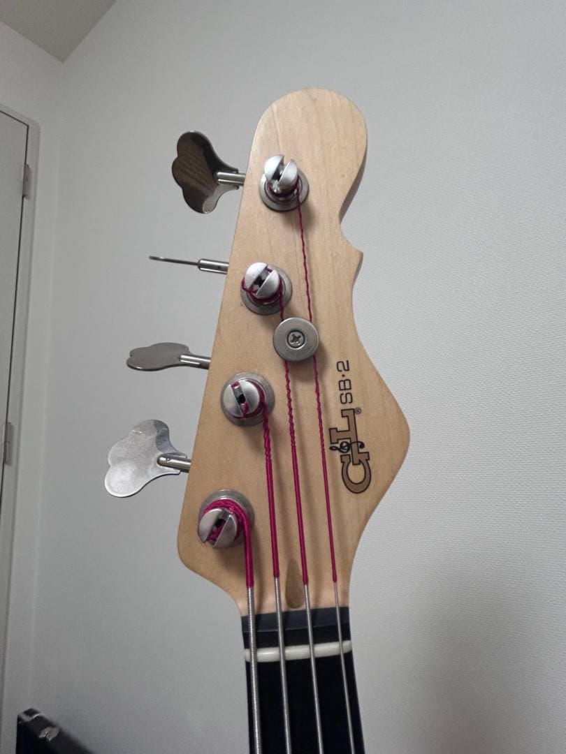 ベース g&l usa sb-2 silver flake