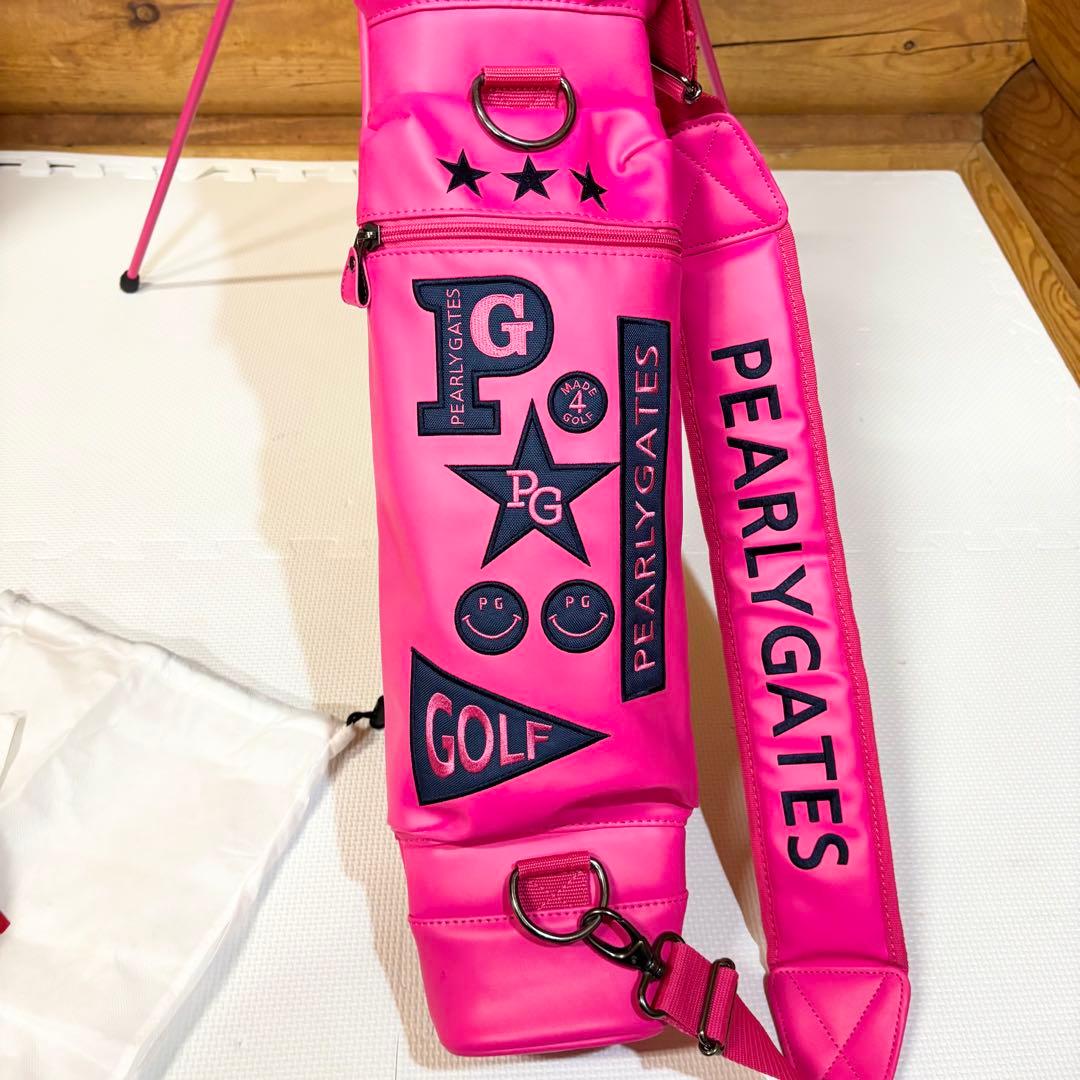 【極美品】PEARLY GATES パーリーゲイツ セルフスタンドバッグ