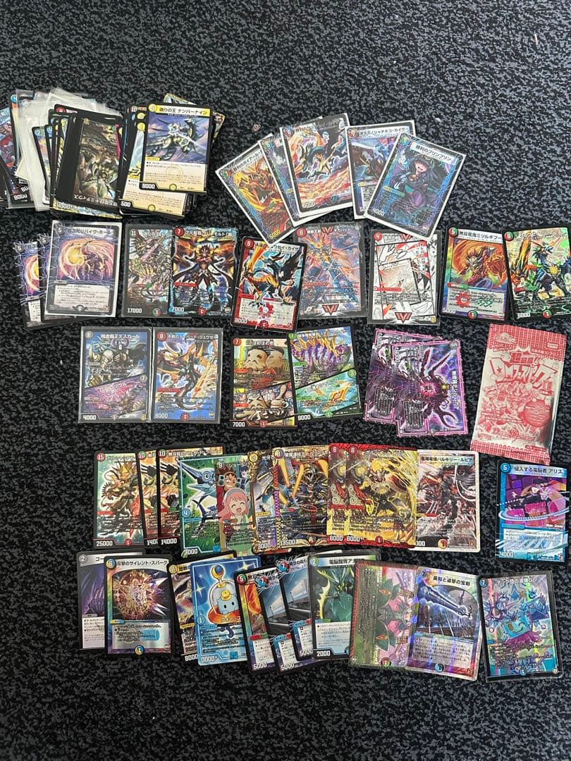 [引退品]デュエルマスターズ 引退品まとめ売り デッキ多数　スリーブ＆ケース付き