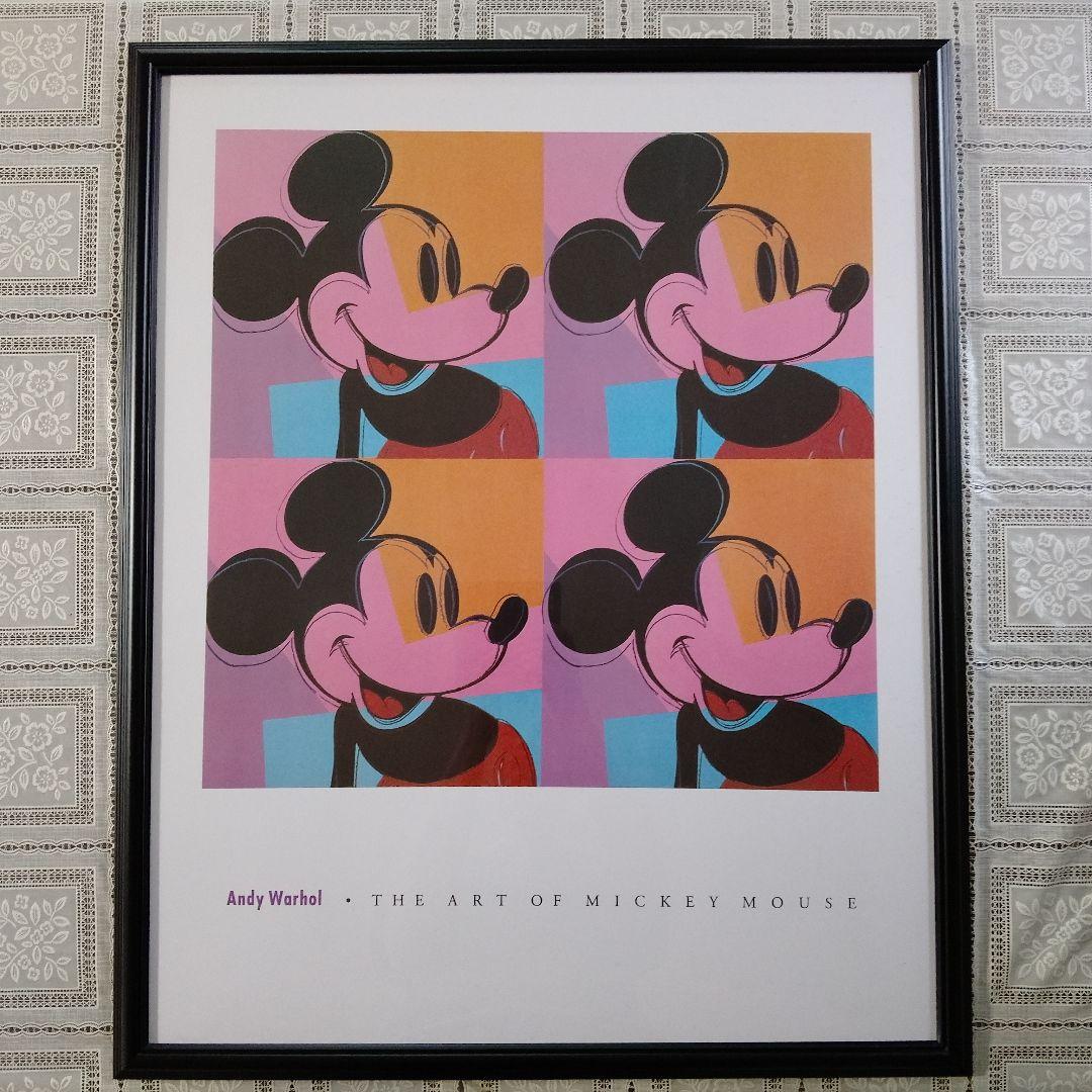 \"新品\"ウォーホルリトポスター『THE ART OF MICKEY MOUSE』