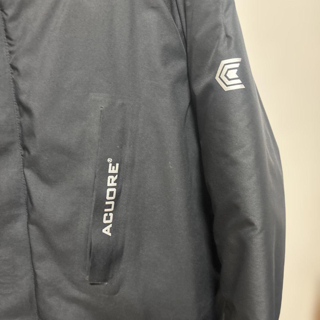 ACUORE ブラック ベンチコート Lサイズ　アクオレ