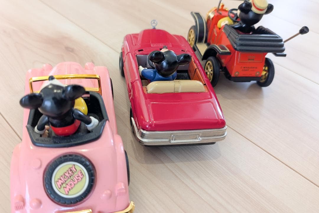 ミッキーマウス レトロカー 3台セット