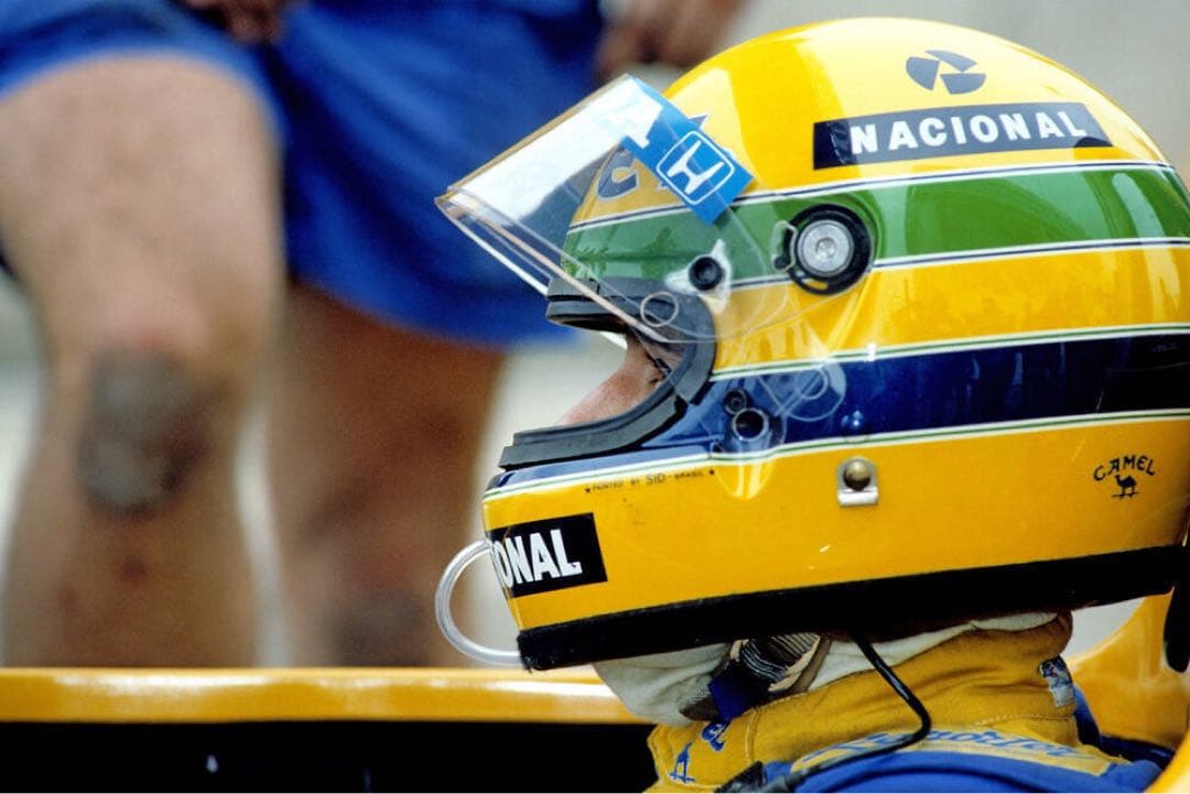 希少【没後30周年】1991モデル 1/1 アイルトンセナ公認レプリカヘルメット