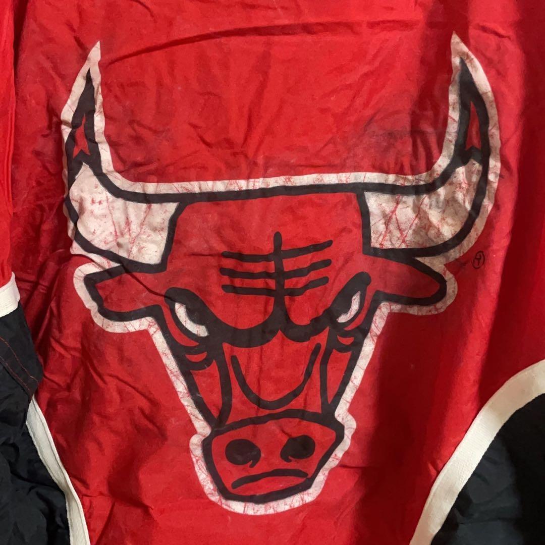 Y119【Champion】90's NBA シカゴ ブルズ ジャケット XXL