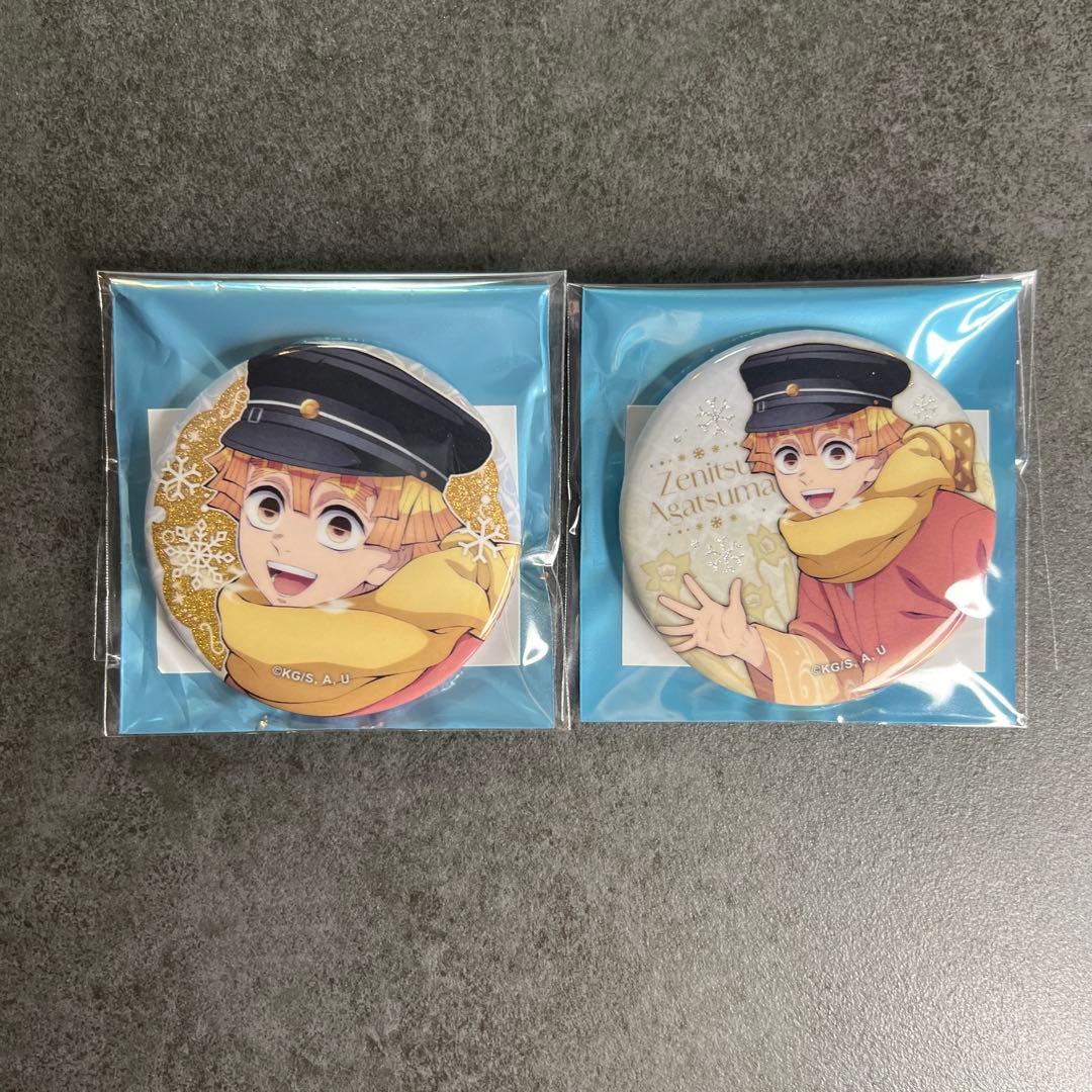 鬼滅の刃　AGF 缶バッジ　我妻善逸　ホログラム　ufotable 限定