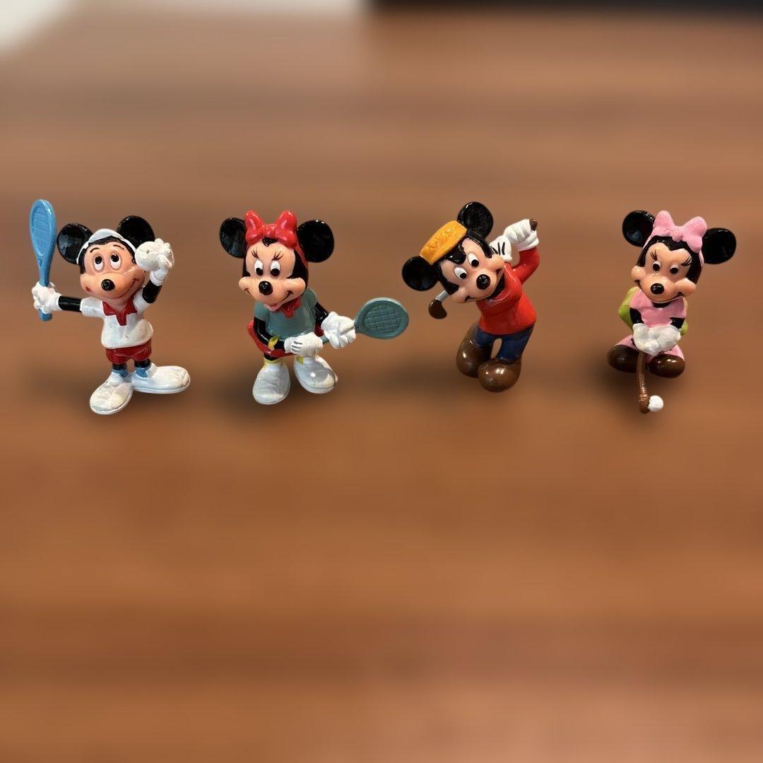 ディズニー　ランド　レトロ　ミッキーマウス スポーツ　フィギュア 10体セット