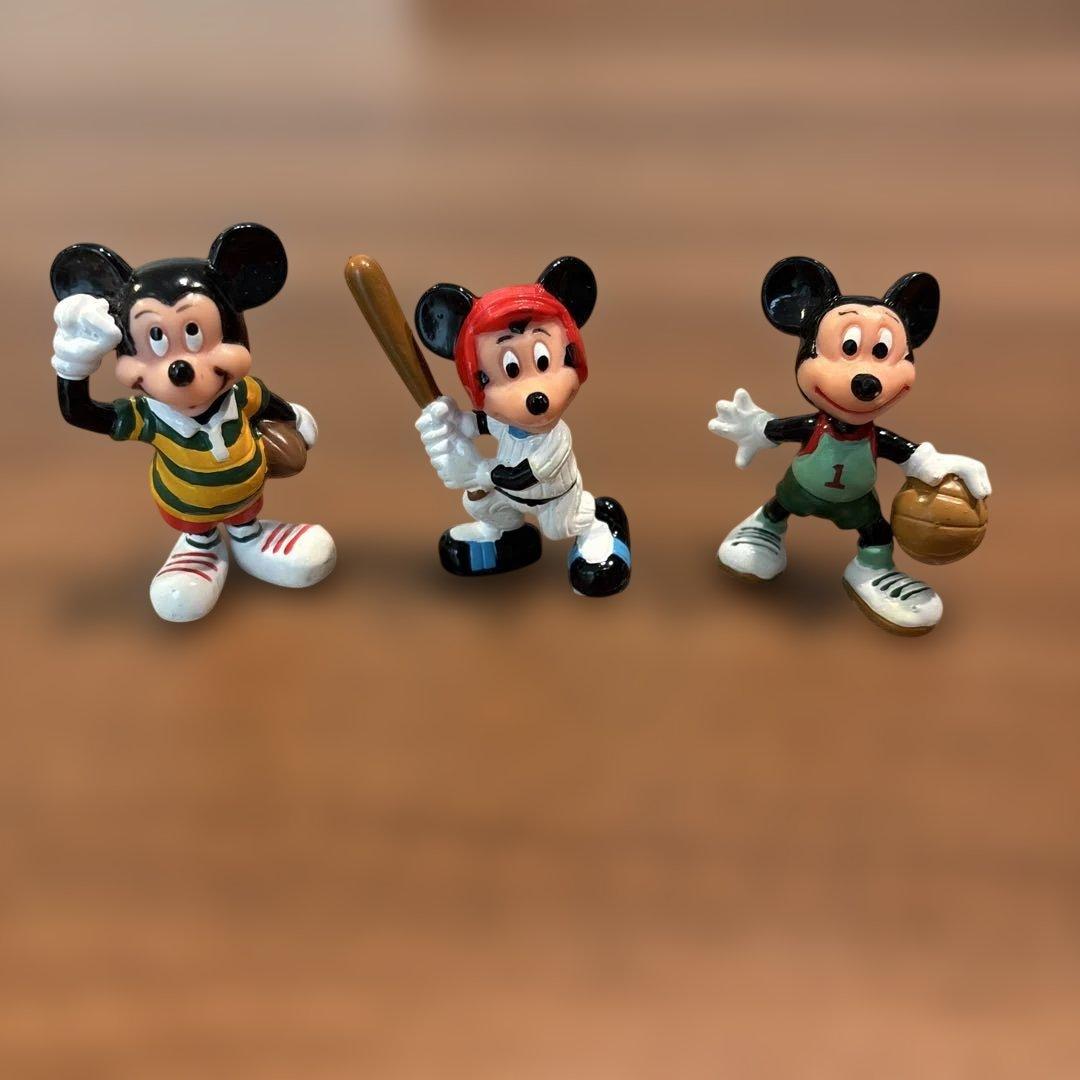 ディズニー　ランド　レトロ　ミッキーマウス スポーツ　フィギュア 10体セット