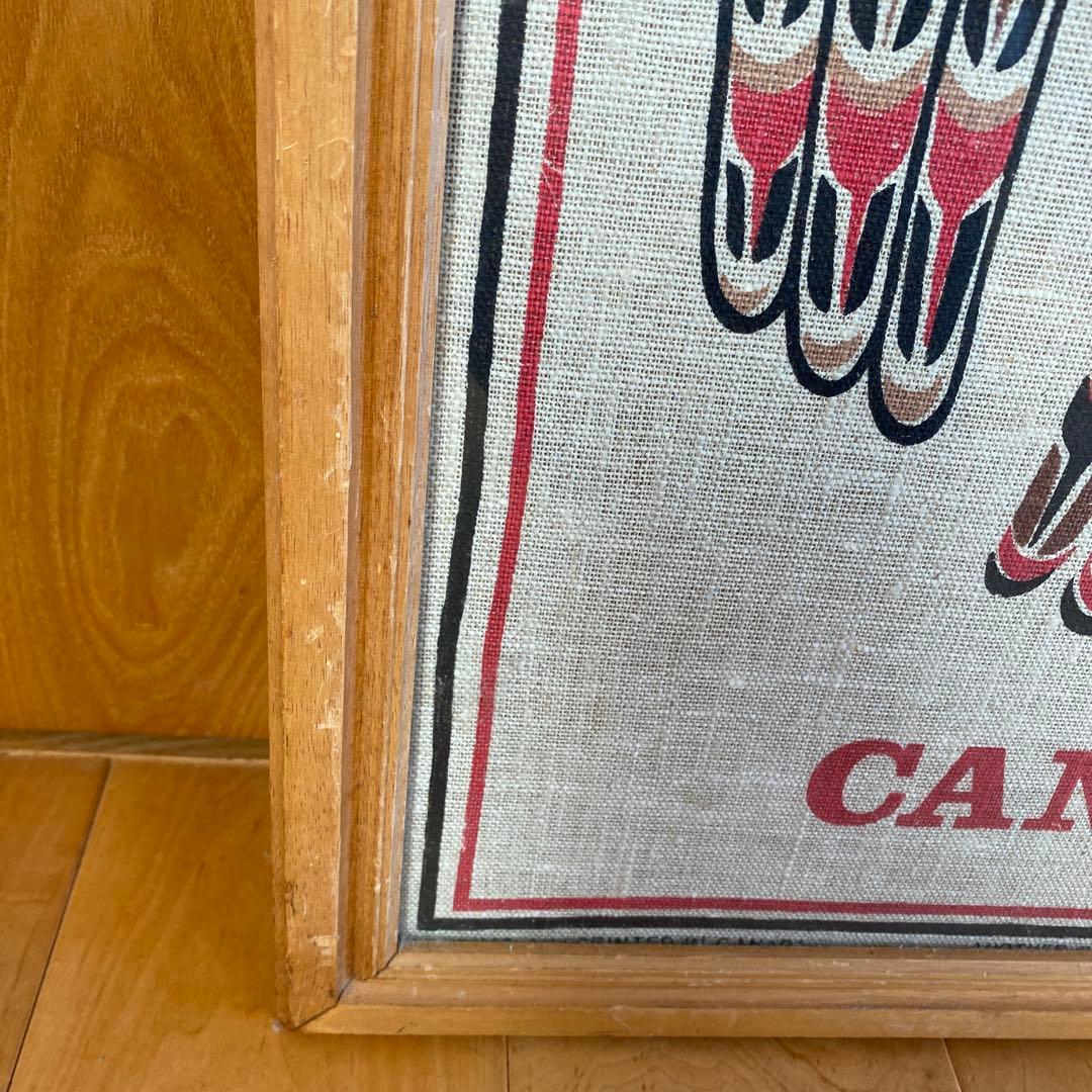 ワタリガラス　カナダ　アート　フレーム