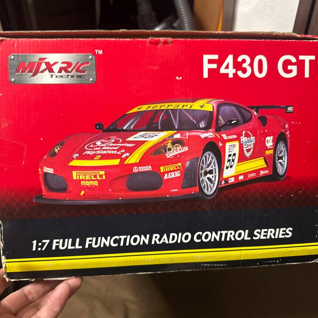 【動作問題無し中古】RC フェラーリF430GT 1/7スケールラジコン