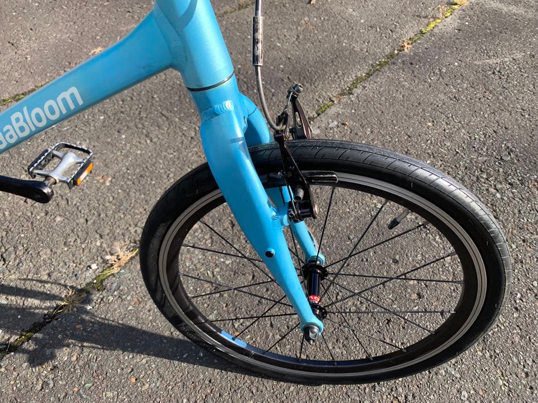 【即乘】送料無料 KhodaaBloomミニベロ RAIL小径車クロスバイク9速