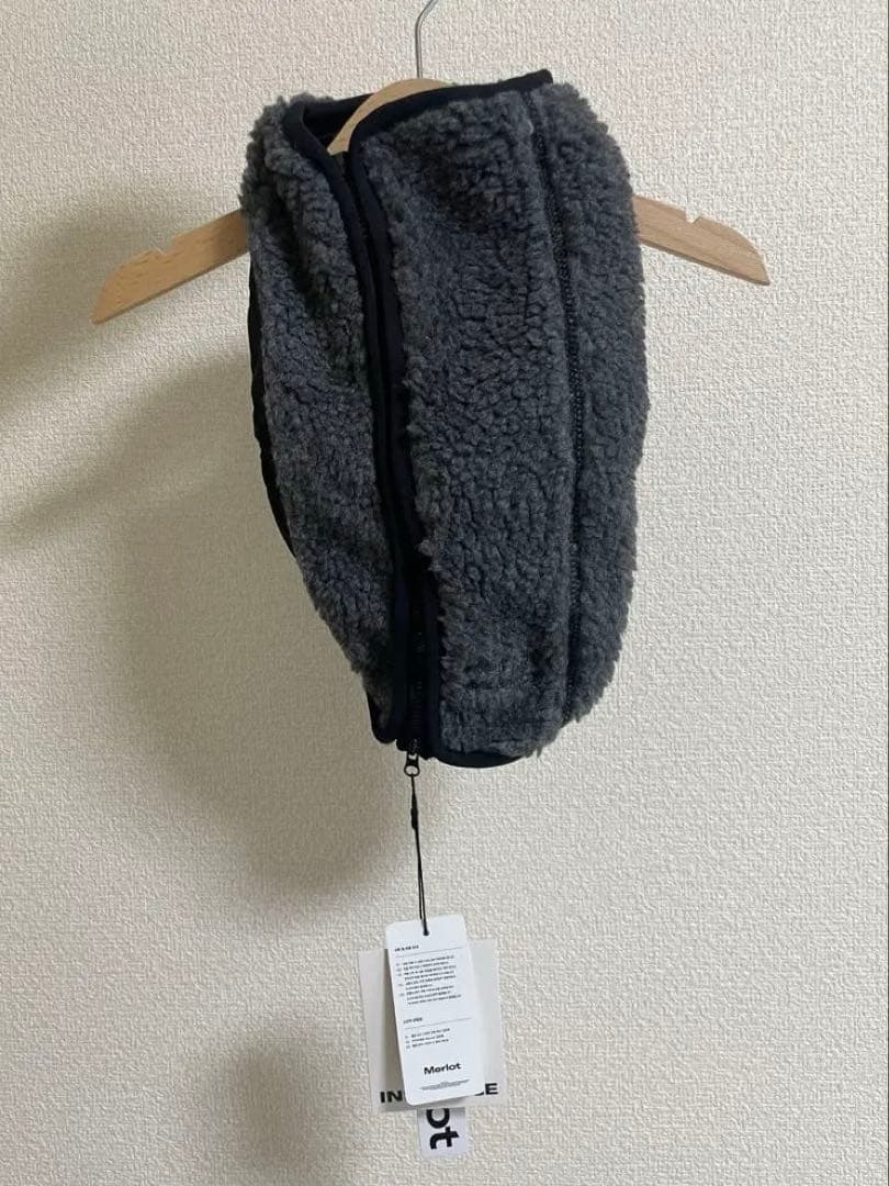 INSILENCE × Merlot グレー フリース 犬服 Lサイズ