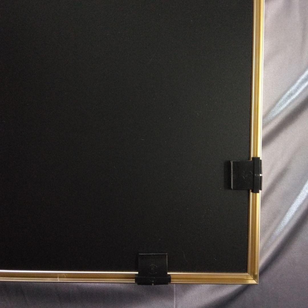 アート　フレーム　額縁　ゴールド　F6　水彩画　秋景　 額装済み　インテリア