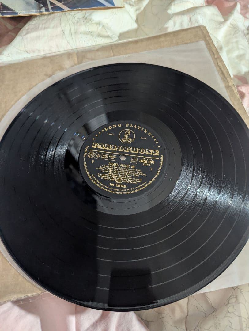 ゴールドパーロフォン　オーストラリア盤　モノラル　ビートルズプリーズプリーズミー