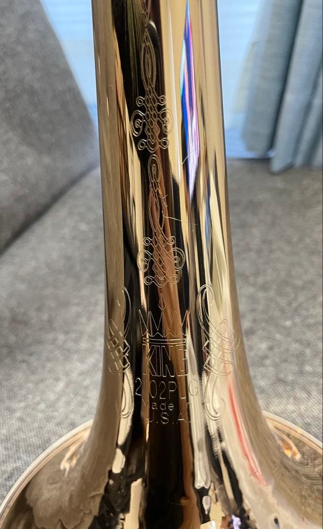 値下げしました⭐︎【ケース付き】トロンボーン　KING 2102PLG