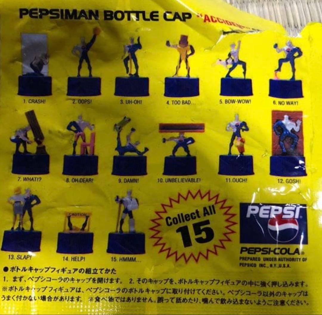 PEPSI ペプシマン　ボトルキャップ　　　　コンプリート　67種