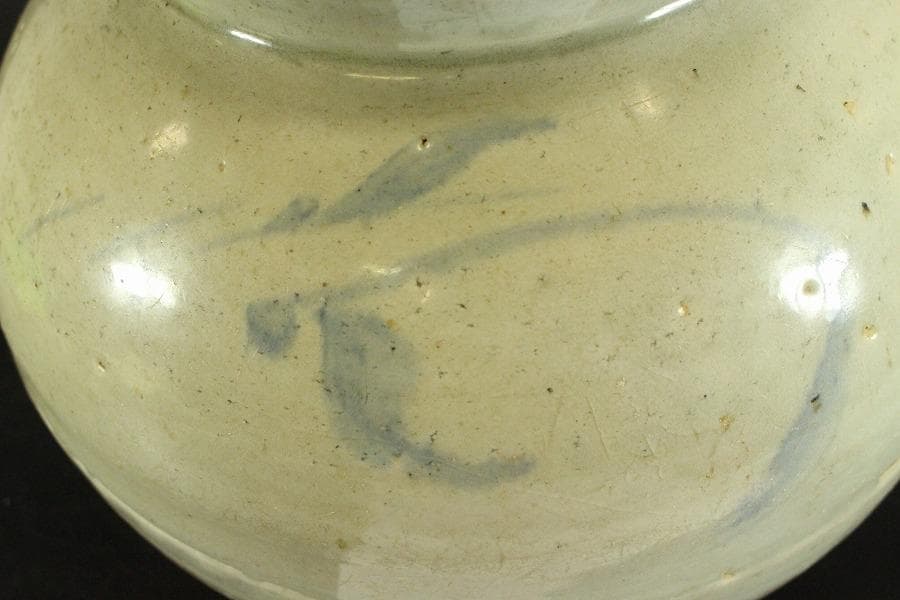 李朝 壷 φ23.8cm(ZE567)