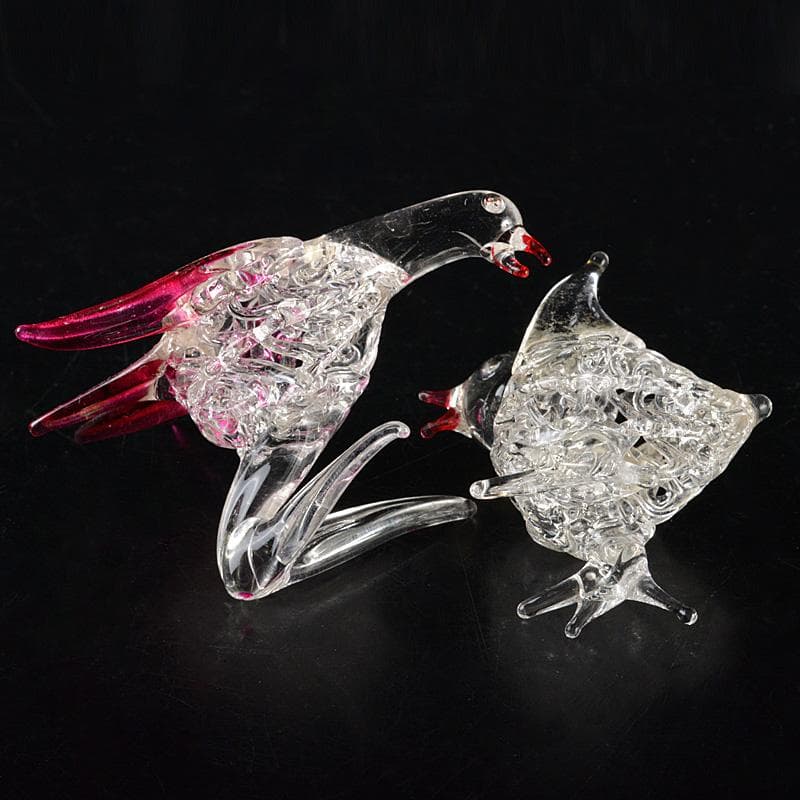 Baccarat　バカラ　クリスタルガラス　小物入　ガラス置物　4点　N6358