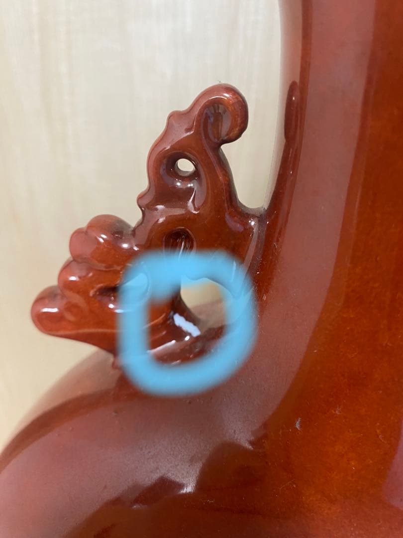 中国　景徳鎮製　鄒國鈞作？抱月瓶(一箇所彩剥がれがあり)引越しのため　売り尽くす