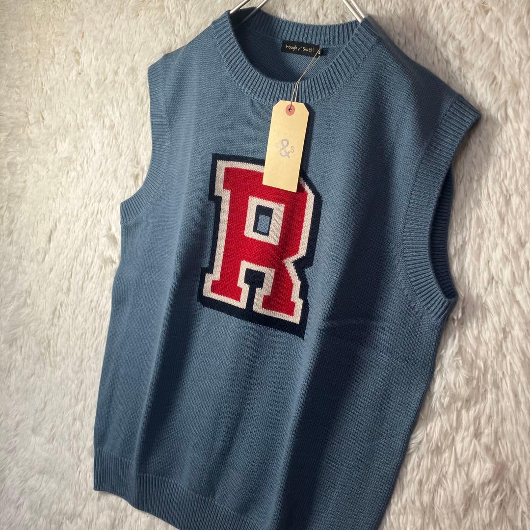 新品未使用 ラフアンドスウェル BIG R VEST ニットベスト XL