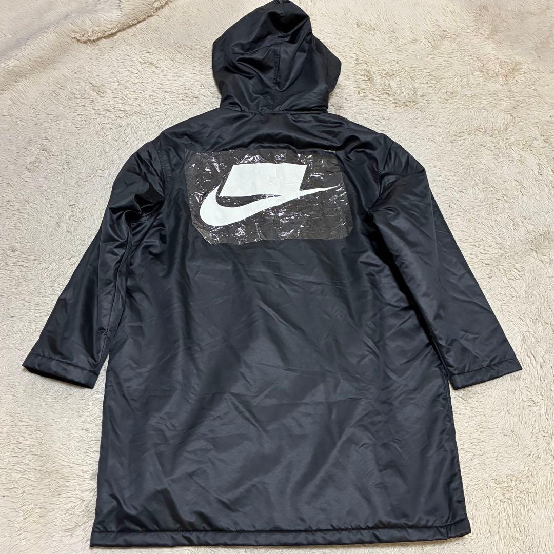 NIKE 【未使用タグ付】 ベンチコート 黒 ブラック ボア Lサイズ