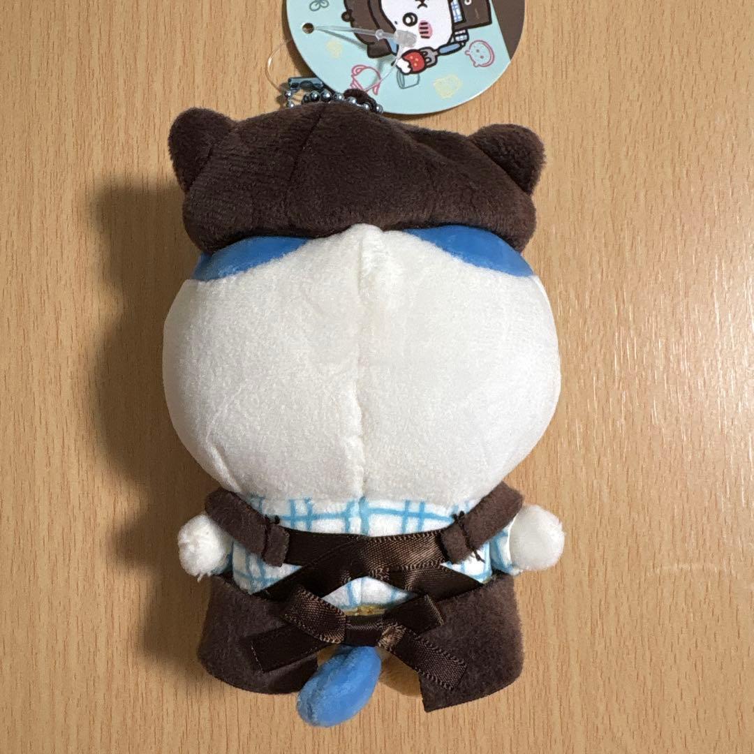 タグ付き ちいかわ カフェの店員さん マスコット ハチワレ