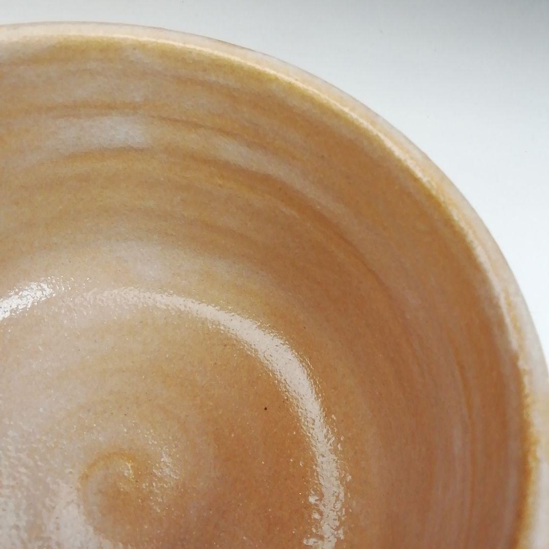 Ｓ８３１　茶碗　『色繪　月波図』『粟生屋　六世　中村東洸造』　共箱　茶道具