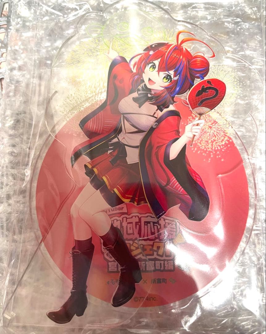 ななしいんく×新富町　アクリルスタンド　茜音カンナ
