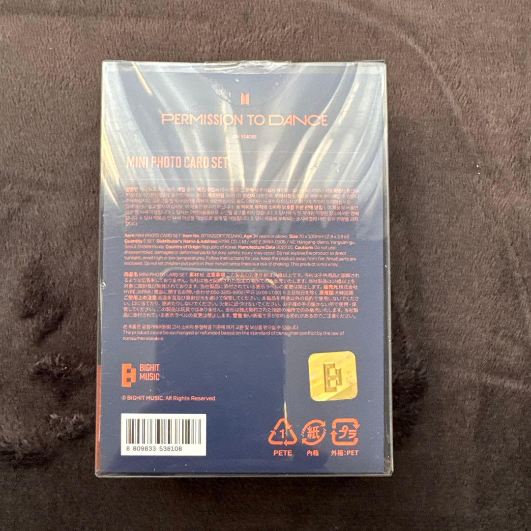 PERMISSION TO DANCE ：MINI PHOTO CARD SET