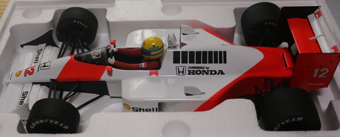超貴重ビックスケール１／12　マクラーレン・ホンダMP4／4 セナ・コレクション