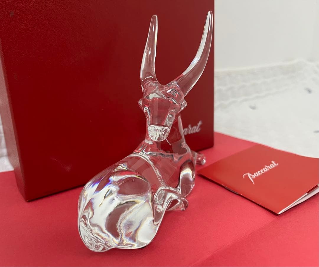 【即決価格】BACCARAT バカラ 鹿の置物 インテリア