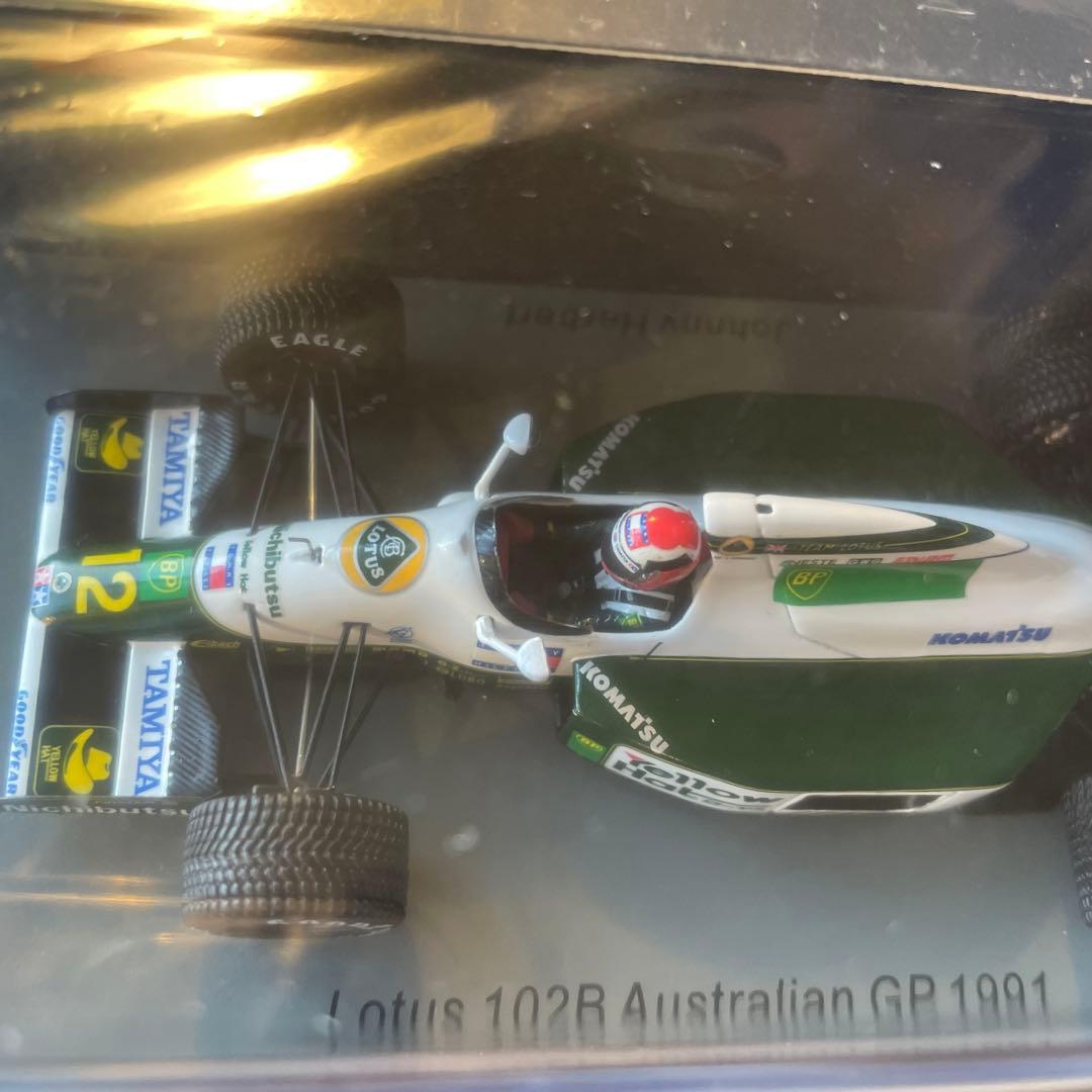 絶版　1/43 ロータス　102B オーストラリアGP 1991 J.ハーバート