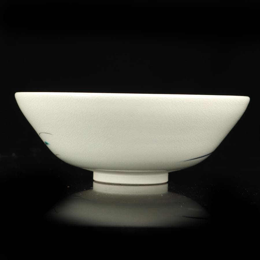 Y2992-3 茶道具 上山善峰作 撫子 仁清写 平茶碗 共箱　　へ