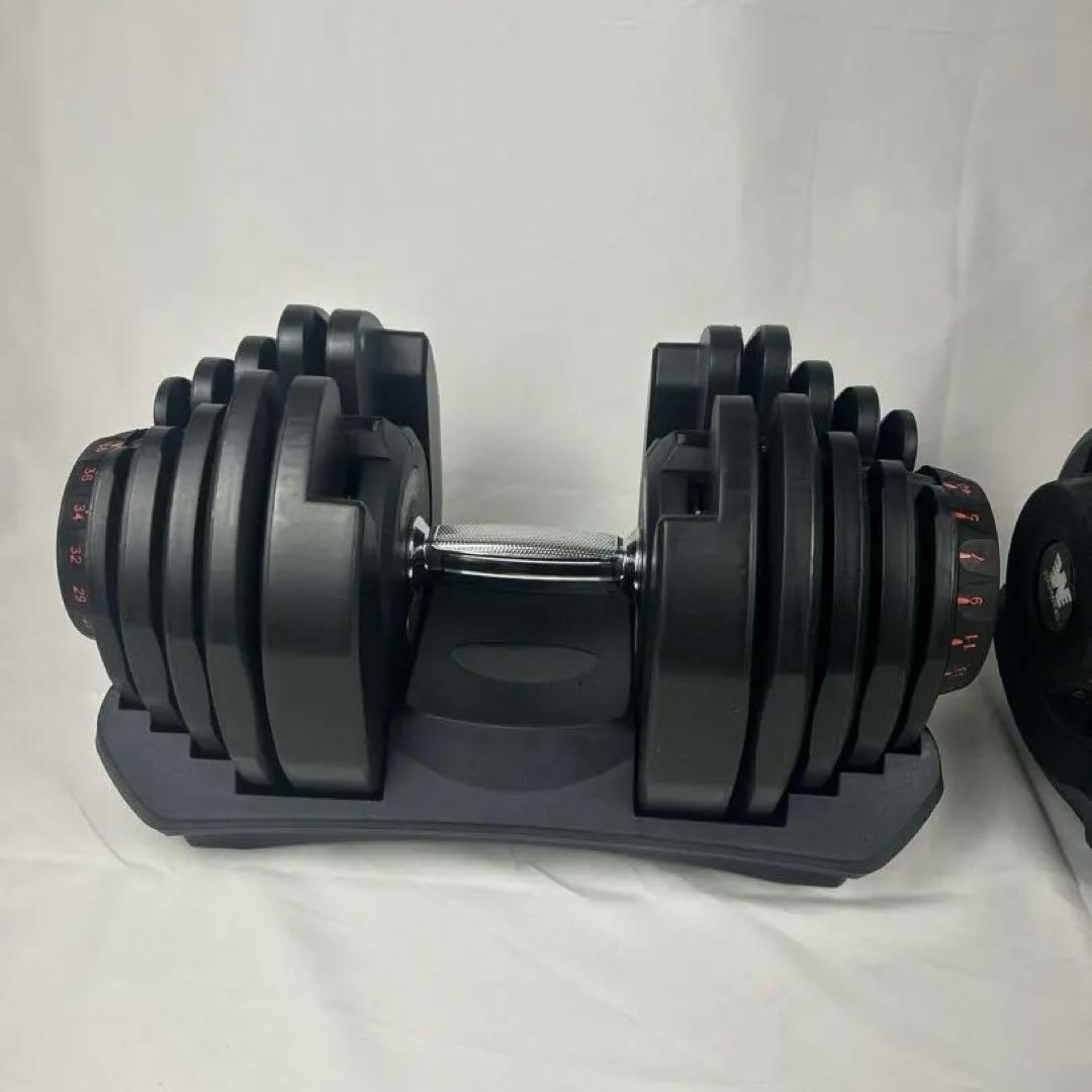 ②BARWING調整可能ダンベル5kg-40kg2/2(送料込み)