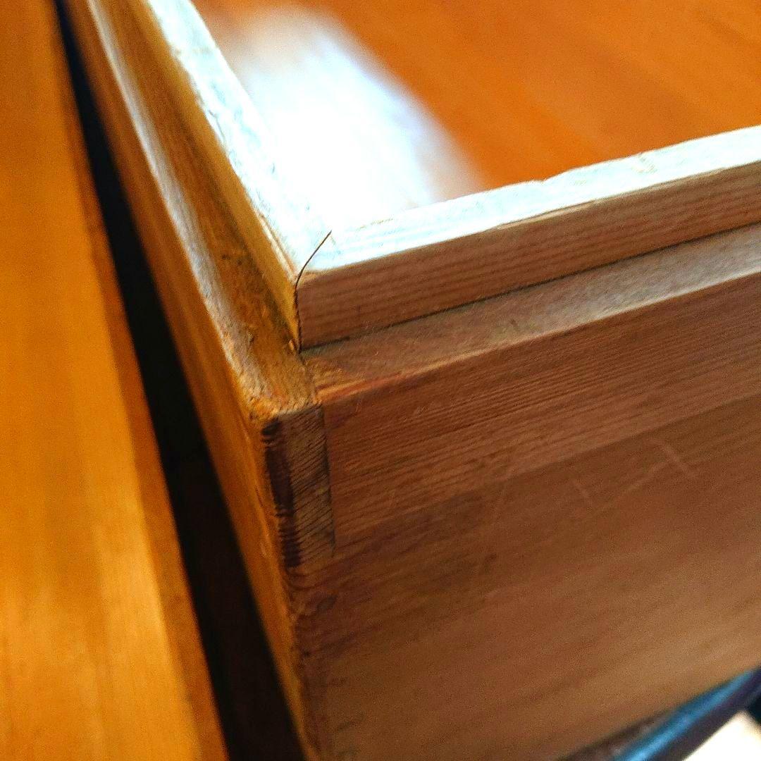 骨董 総檜 軸箱