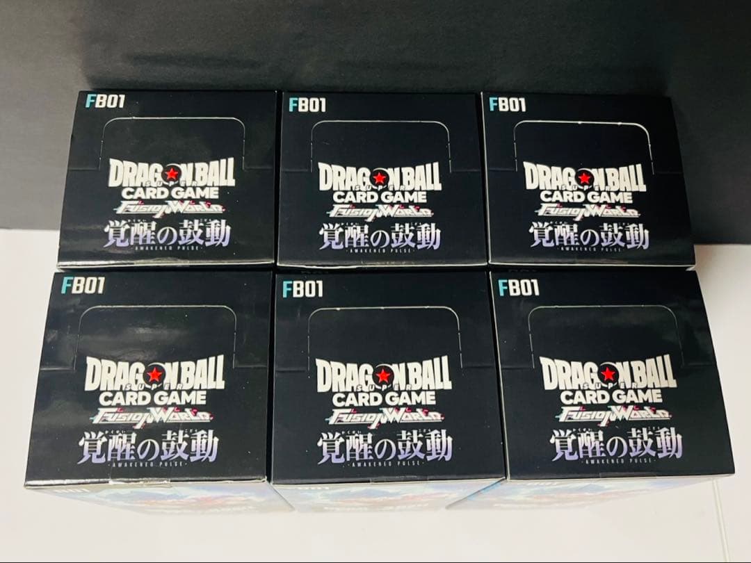 ドラゴンボールカードゲーム 新品未開封 テープ付き 覚醒の鼓動 6boxセット