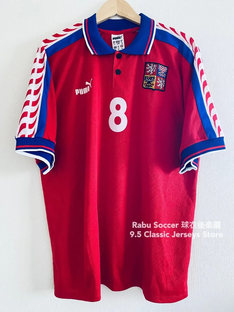 チェコ代表 1996 ホーム ユニフォーム #8 ポボルスキー