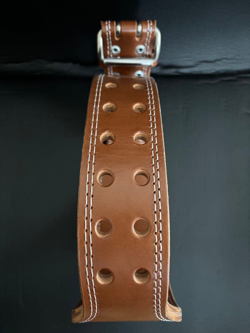 GOLD’S GYM ゴールドジム プロレザーベルトSサイズ