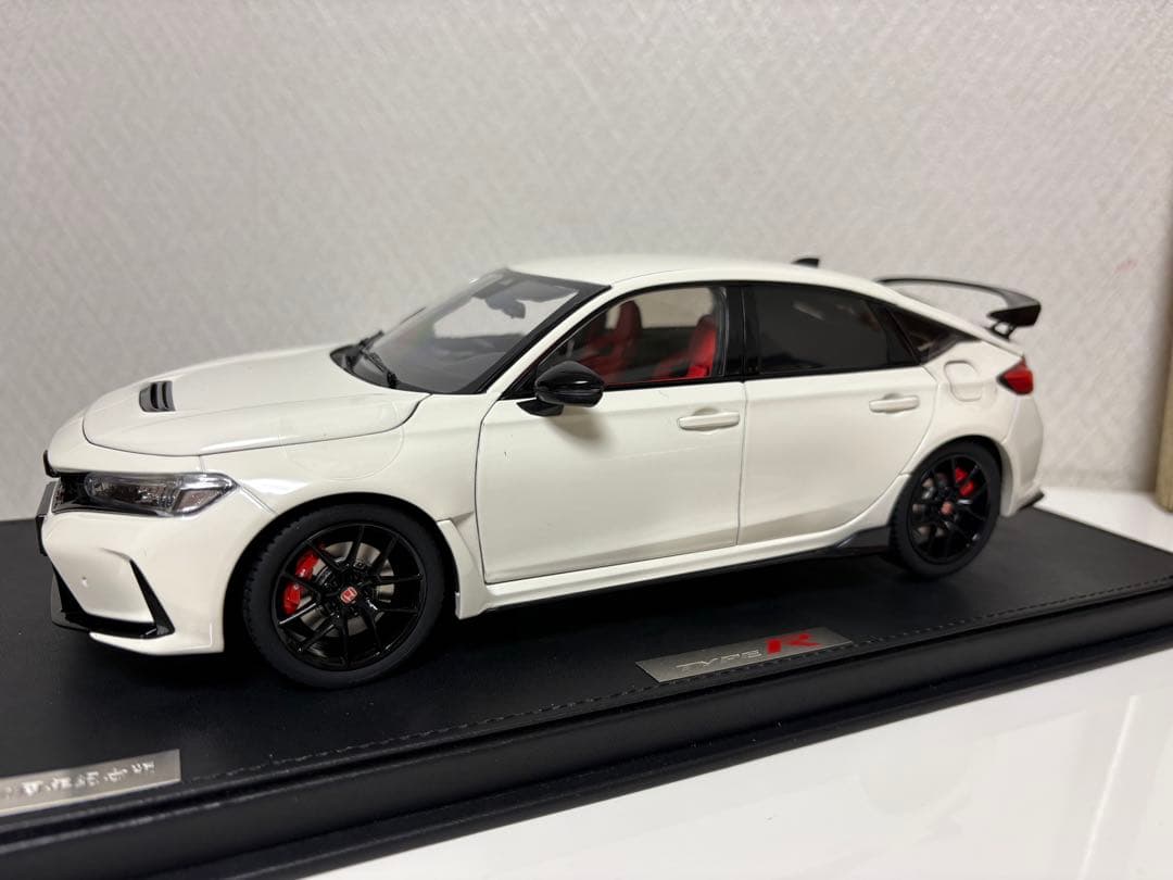 【美品】1:18 Honda Civic TYPE-R モデルカー　ホワイト