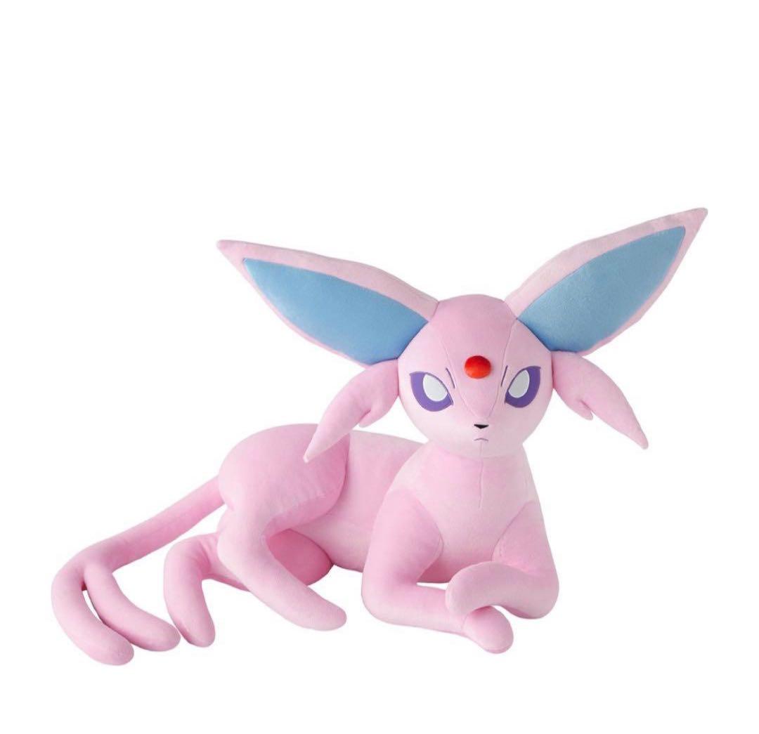 ポケモンセンター　ぬいぐるみ等身大エーフィ　寝そべり