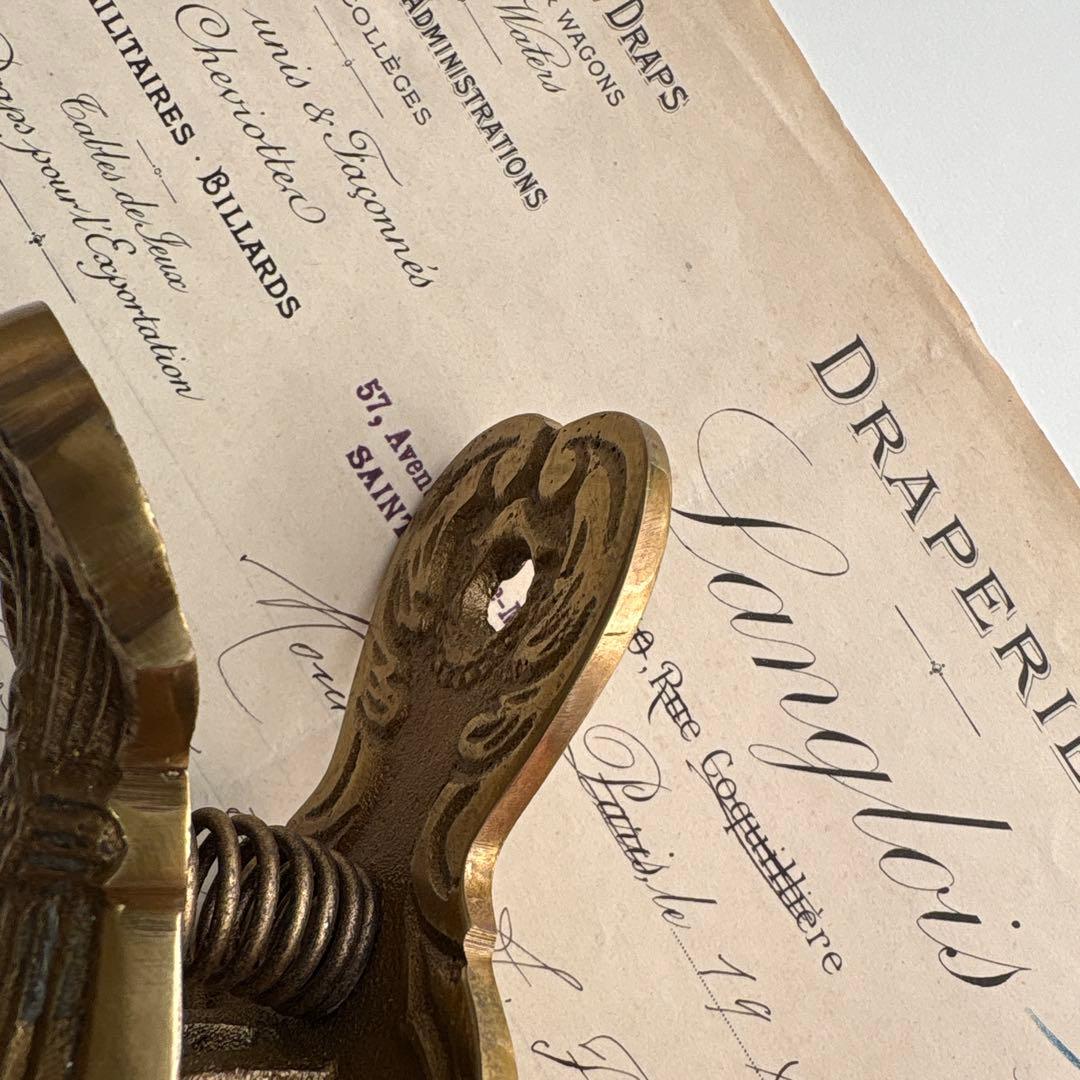 アンティーク　貴婦人の手　ハンドクリップ