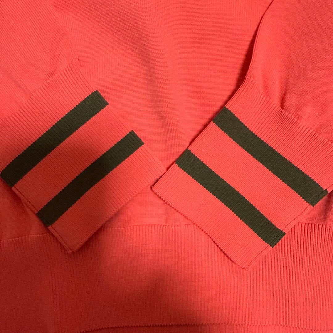 and per se コーラルピンク セーター M