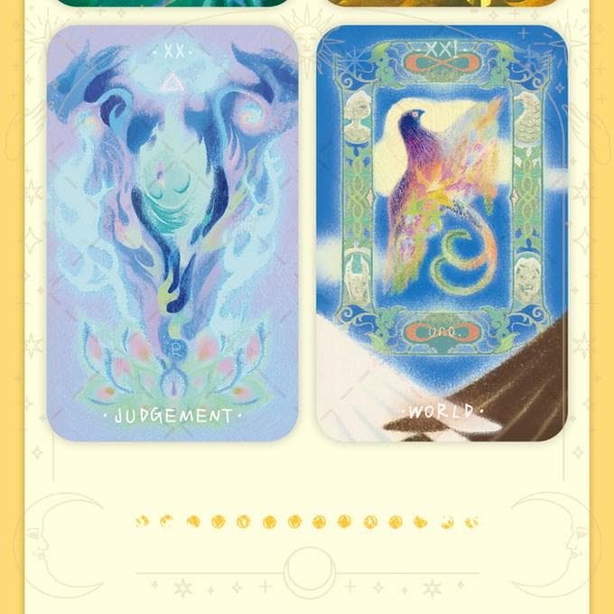 【正規品タロットカード】クラファン完売✨癒しの手描きイラスト✨ちびカラスのデッキ